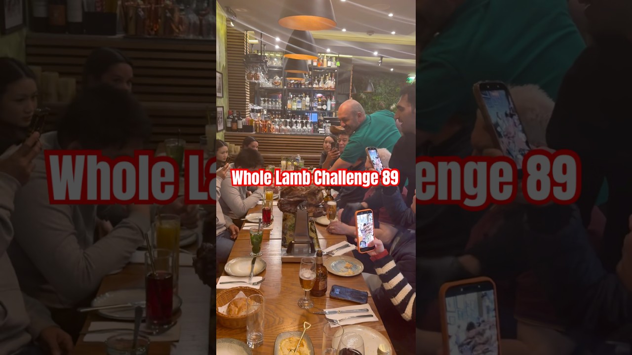 Whole Lamb Challenge #89 @GodaLondon 🔥❤️An unforgettable dining experience with your friends. Whole Lamb Challenge #89 @GodaLondon 🔥❤️An unforgettable dining experience with your friends.