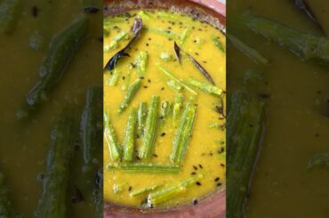 Simple & Healthy Drumstick Dal Recipe 🍲 #shorts #cooking #villagecooking