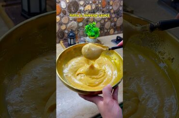 Pizza & Burger Sauce Recipe #recipe #food #viralvideo #cooking #shorts #ytshorts #foryoupage #fyp