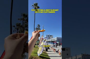 Trying a Restaurant with No Customers…