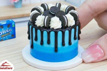 🍪 So Stunning Mini Blue Oreo Chocolate Cake Decorating Ideas | ASMR Cooking Mini Food