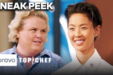 SNEAK PEEK: Kristen Kish & Fortune Feimster Test the Chef's Improv Skills | Top Chef (S23E5) | Bravo