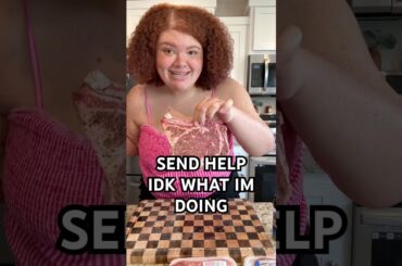 Cooking on my GAS GRILL for the FIRST time ever 🥲 (fail?) #cooking #vlog