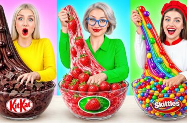 Me vs Grandma Cooking Challenge | Funny Food Tricks by Multi DO Joy