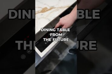 Dining table from the future #invisacook_europe #invisacook #kitchentable #dinningtables #induction