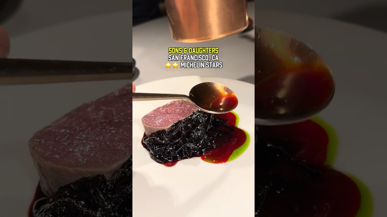 TWO MICHELIN STAR VENISON at Sons & Daughters in San Francisco TWO MICHELIN STAR VENISON at Sons & Daughters in San Francisco