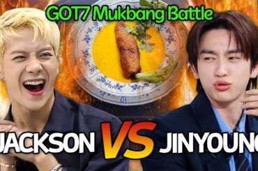 GOT7 JINYOUNG vs JACKSON's Mukbang Compilation🔥