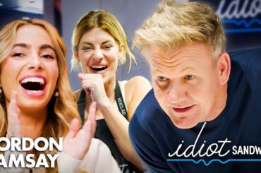 The Most CHAOTIC Idiot Sandwich Moments | feat. Lexi Hensler, Hannah Stocking & More | Gordon Ramsay