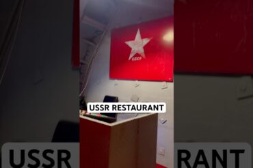 Crazy USSR restaurant 😳