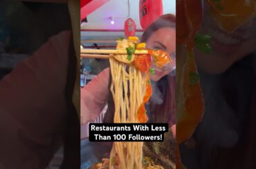 eating at restaurants with less than 100 followers! #Ramen #ChineseFood#Dimsum #nycfood #MexicanFood