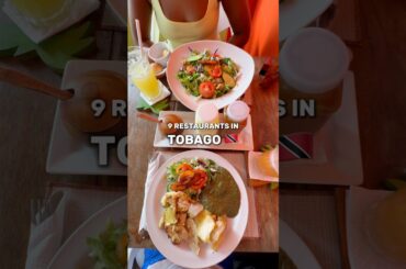 Here are 9 restaurants in Tobago to add to your food list, from breakfast spots to beach dinners 👇