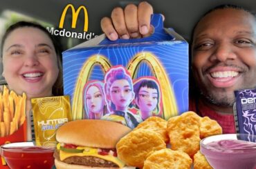 Trying the NEW McDonald's K-Pop Demon Hunters HUNTR/X Meal [Food Review]
