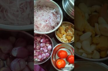 Morning to Afternoon Cooking Routine | Dosa, Sambar, Rice & Chicken Curry 🍛🔥 #Shorts