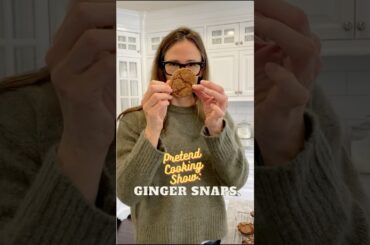 Pretend Cooking Show: Ginger Snaps