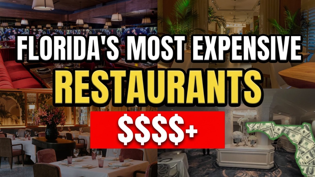 Florida’s Most Expensive Restaurants Florida's Most Expensive Restaurants