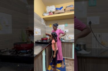 Minivlog🍝mom & daughter cooking time🥰egg Maggie😋#shorts#diml#maggi#food#momlife#cooking#daughter