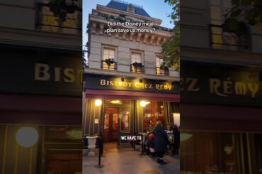 Does a Disney dining plan save you money? #disney #dlp #disneylandparis