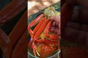 Cheap crab roll #fishing #cooking #outdoors