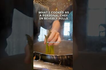 What I cooked as a personal chef in Beverly Hills! Spring is here!