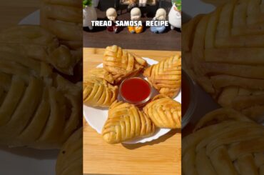 Tread samosa recipe #shorts #recipe #snacks #samosa #potato #shortsfeed #trending #viral #cooking