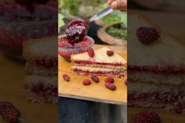 Mulberry jam 😍🎀 #viralvideo #food #shortsviral #recipe #cooking #shortsfeed #mulberryfruit
