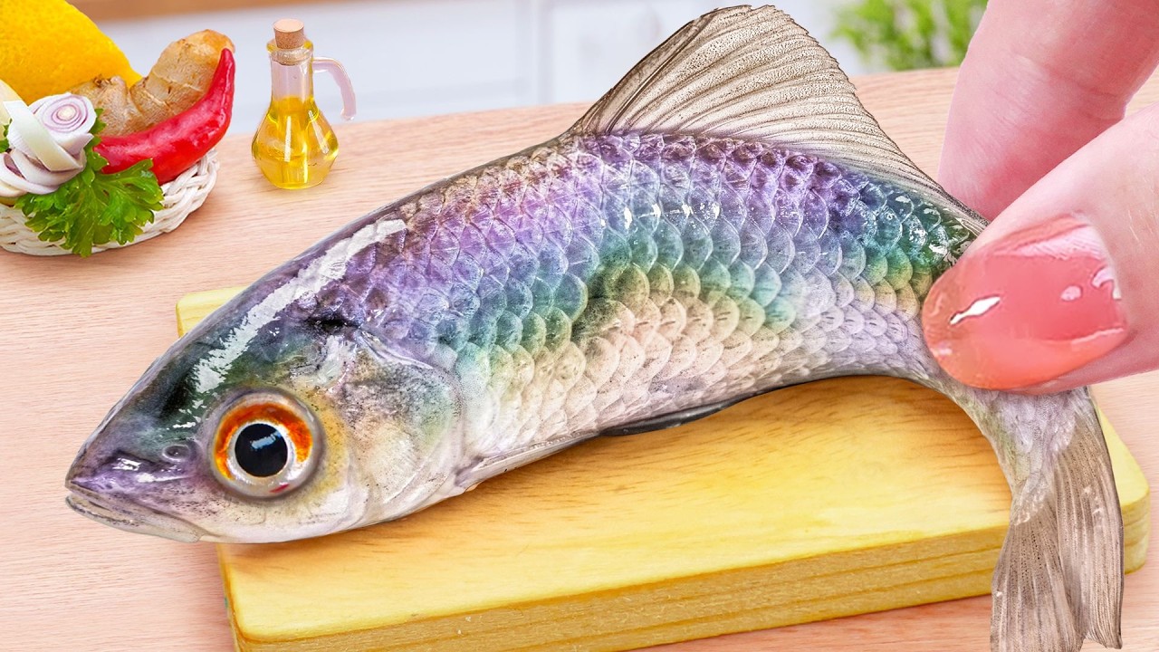 Recipes for Seafood Lover π How To Cook Miniature Fried Fish & Baked Potatoes π₯ Tina Mini Cooking Recipes for Seafood Lover π How To Cook Miniature Fried Fish & Baked Potatoes π₯ Tina Mini Cooking