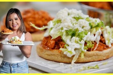 Got Chicken & No Idea What to Cook? This EASY, QUICK & BUDGET Chicken Tinga Sopes are your answer!
