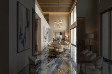 They Turned This Dining Room Into a Luxury Epoxy Floor Masterpiece 🔥#viralvideo #shortvideo #shorts