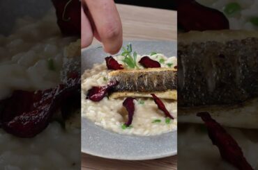 Michelin Star Sea Bass Risotto At Home