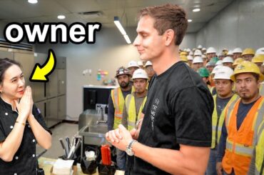 Finding Empty Restaurants, Then Bringing 100 Construction Workers