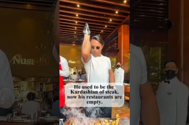 He used to be theKardashian of steak.now his restaurants areempty.