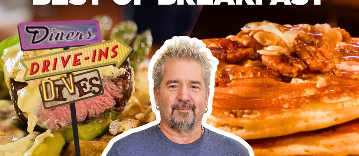 More Top #DDD Breakfast Videos with Guy Fieri 🍳🥞 | Diners, Drive-Ins and Dives | Food Network
