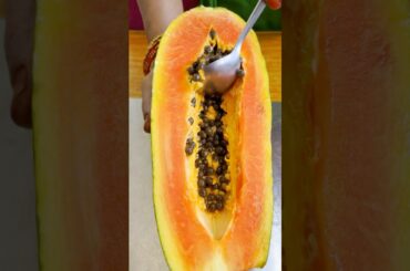 Refreshing Papaya Juice ASMR #shorts #asmr #asmreating #asmrsounds #food #cooking #recipe #viral