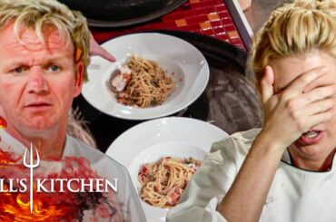 Chef Ramsay Fumes as Bonnie’s Signature Seafood Runs Out | Hell's Kitchen