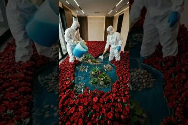 Most Satisfying Dining Room room Floor Transformation EVER #dinnigroomdecor #SHORTS #EpoxyArt #USA