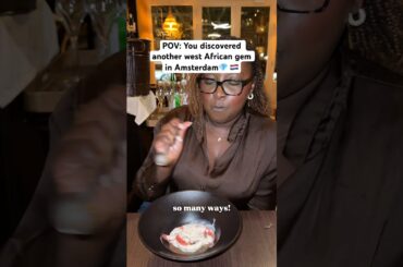 A west African fine dining restaurant in Amsterdam🇳🇱 Check description for more information ℹ️