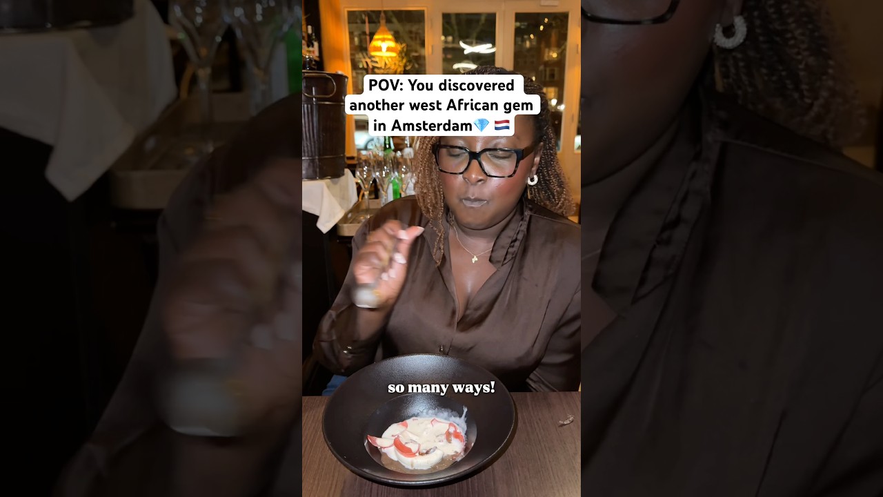 A west African fine dining restaurant in Amsterdam🇳🇱 Check description for more information ℹ️ A west African fine dining restaurant in Amsterdam🇳🇱 Check description for more information ℹ️