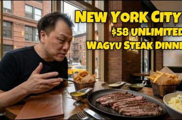New York's Amazing $58 Unlimited Wagyu Steak Dinner Deal in NYC
