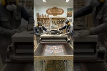 Transforming Raw Wood into a $10,000 Luxury Dining Table 🪵✨#shorts  #Woodworking #ResinArt  #DIY