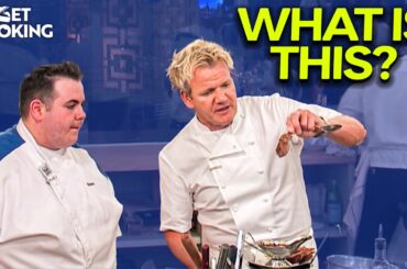 Robert Returns Only to Fail at the Meat Station | Hell's Kitchen USA