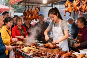 Real Chongqing Street Food! Spicy Chicken, Braised Goose & Market Eats
