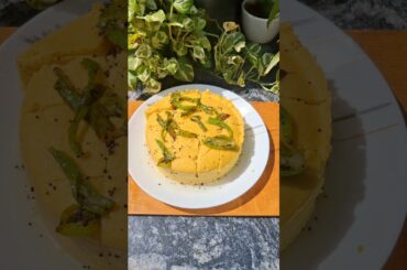 Instant Khamman Recipe 😋 | 10 Min me Ready #foodie#recipe #cooking