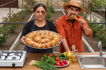 Village Chicken Cooked Perfectly Over Fire | Golden Hands