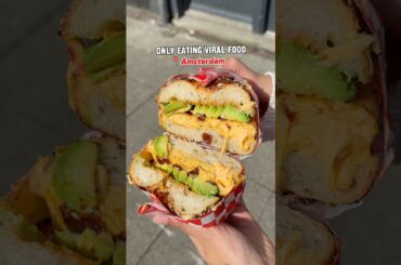 Eating the most viral food in Amsterdam for 24 hours! #amsterdam #amsterdamfood #foodie #food