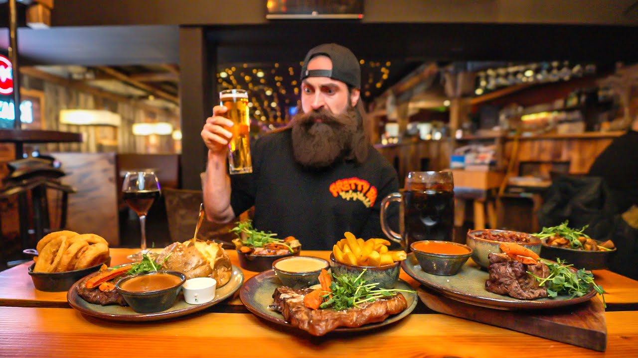 I ORDERED THE BIGGEST STEAK CHALLENGE IN DENMARK…IT’S HUGE! | BeardMeatsFood I ORDERED THE BIGGEST STEAK CHALLENGE IN DENMARK...IT'S HUGE! | BeardMeatsFood
