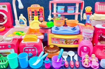 10 Minutes Satisfying with Unboxing Automatic Kitchen Appliance Playset ASMR | Review Toys