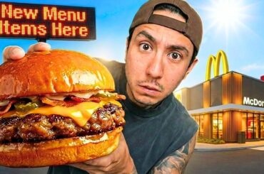 I Only Ate NEW Menu Items at Fast Food Chains