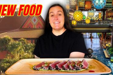 I Tried NEW Food at Disney’s Polynesian Resort! Trader Sam’s, Wailulu & Kona Cafe