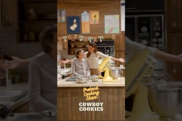 Pretend Cooking Show: Cowboy Cookies