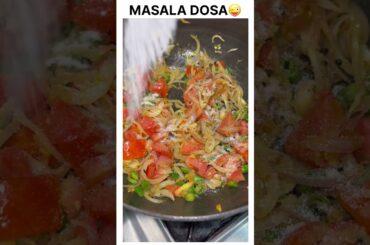 Masala Dosa😜#food #recipe #dosa #shorts #cooking